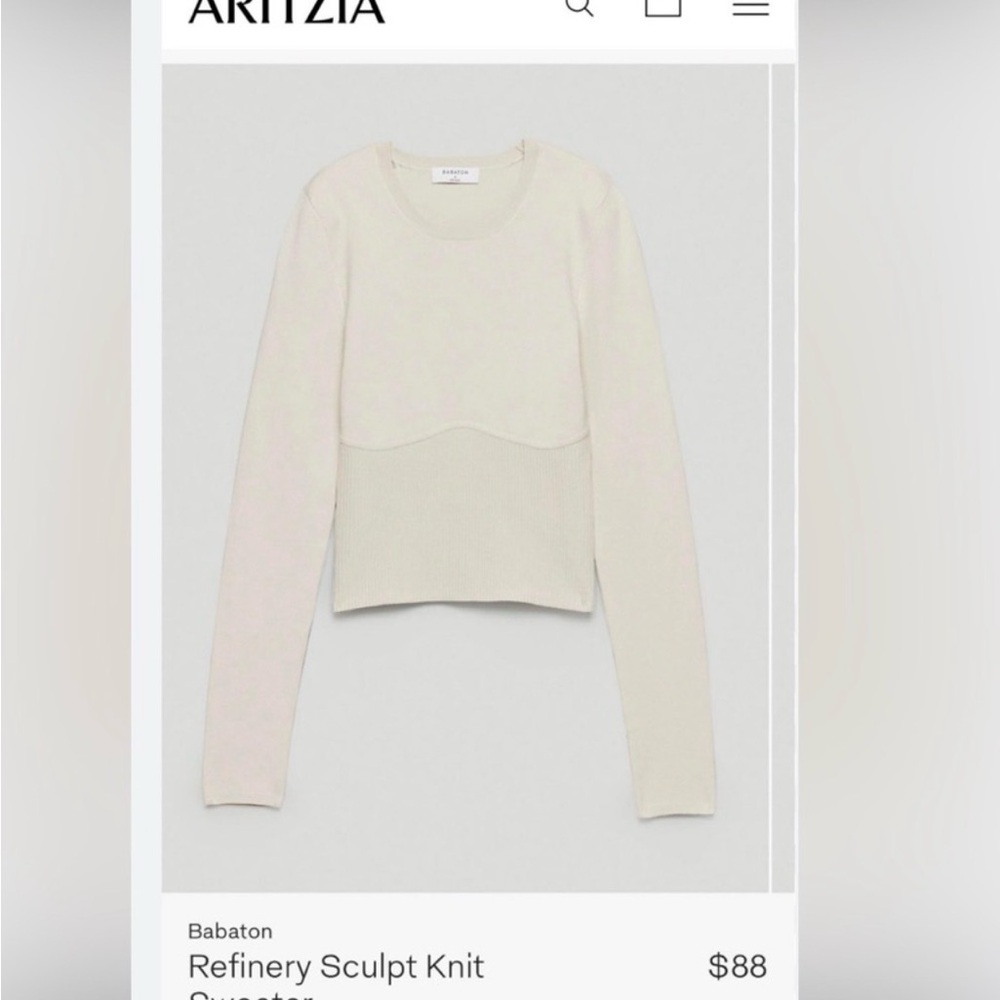Babaton Refinery Sculpt Knit Sweater
